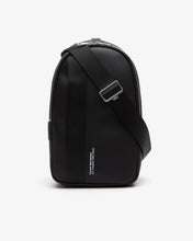 Charger l&#39;image dans la galerie, Sacoche compacte homme en refente de cuir de vachette