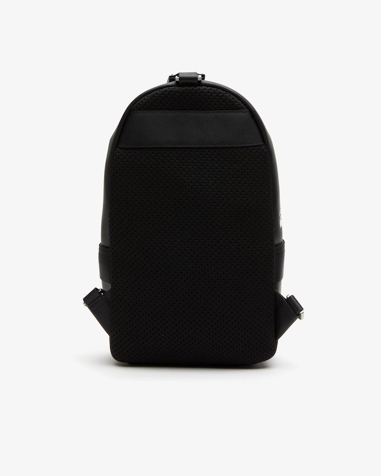Sacoche compacte homme en refente de cuir de vachette