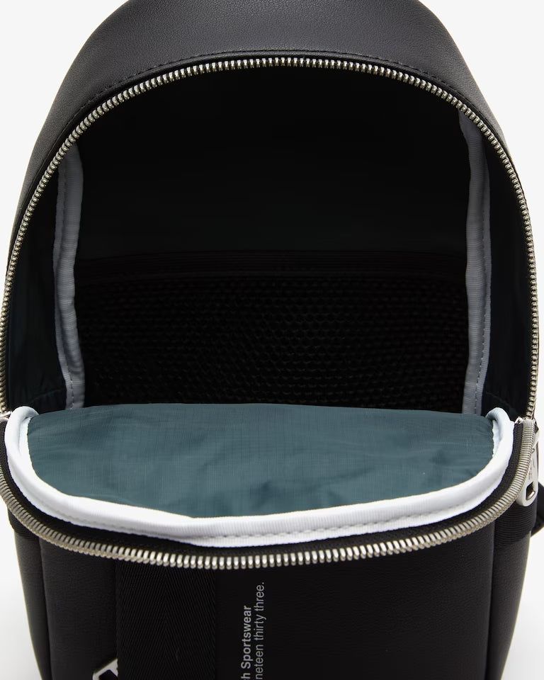 Sacoche compacte homme en refente de cuir de vachette