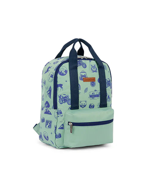 Petit sac à dos Blue Wild Trip Caramel &amp; Cie