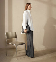 Charger l&#39;image dans la galerie, Petit sac à main Emilie double rabat moyen modèle en cuir grainé