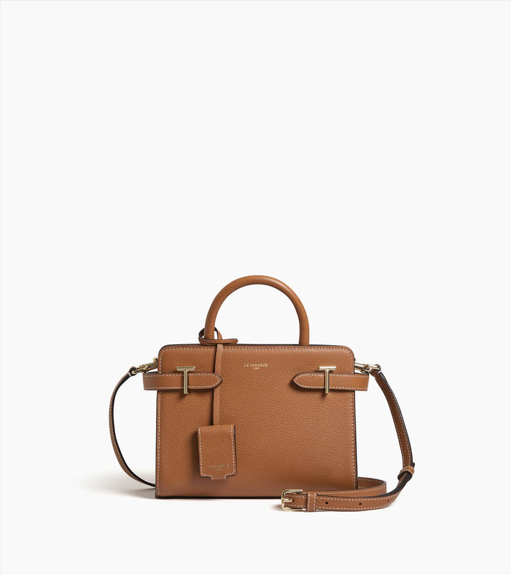 Petit sac en main Emilie en cuir grainé