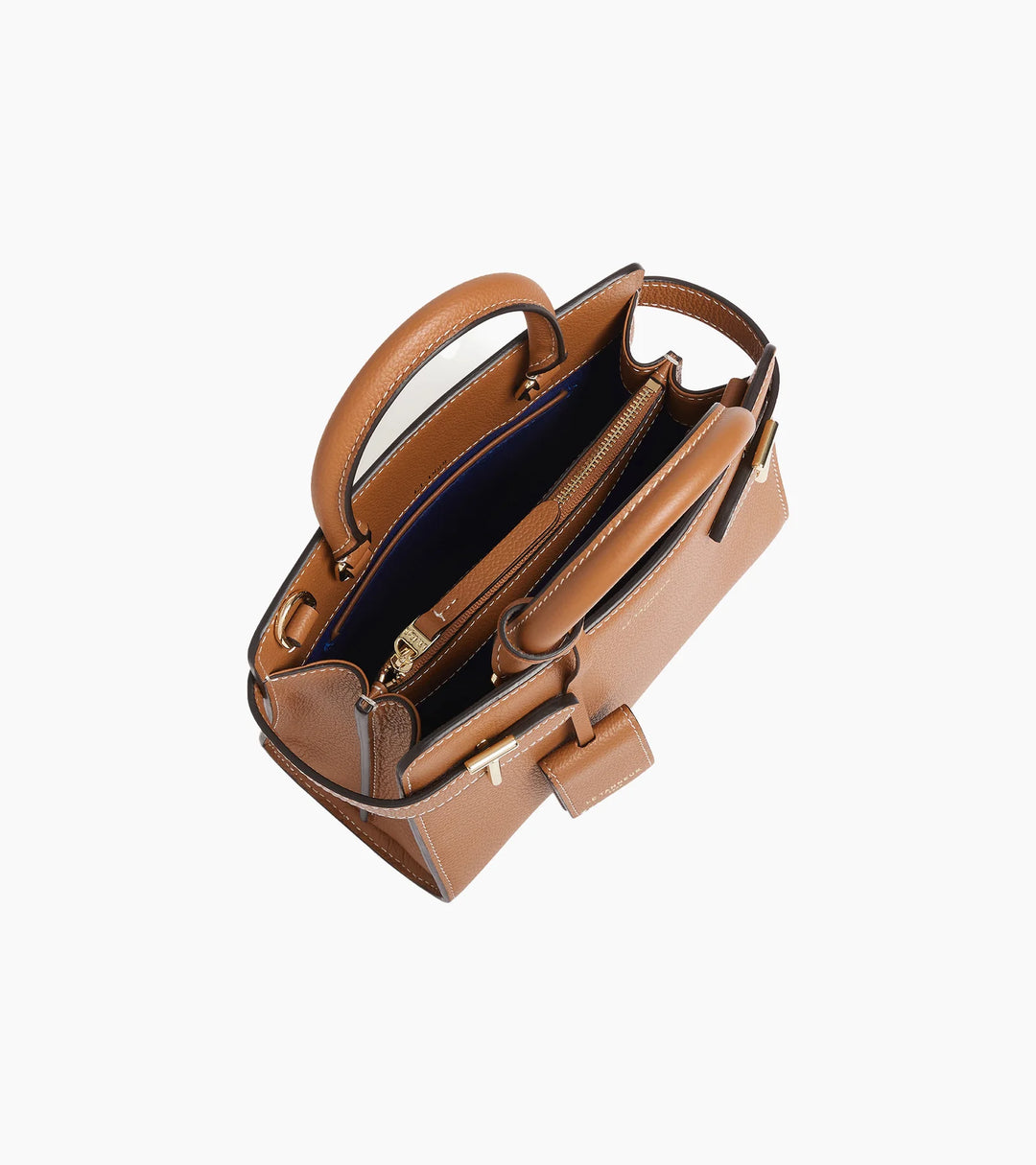 Petit sac en main Emilie en cuir grainé
