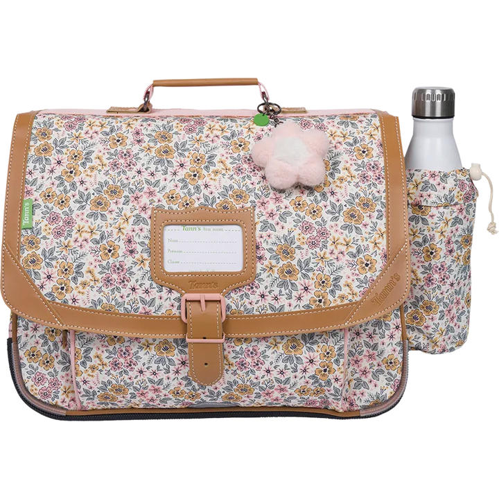 Cartable Héloïse multicolore 38cm poche gourde