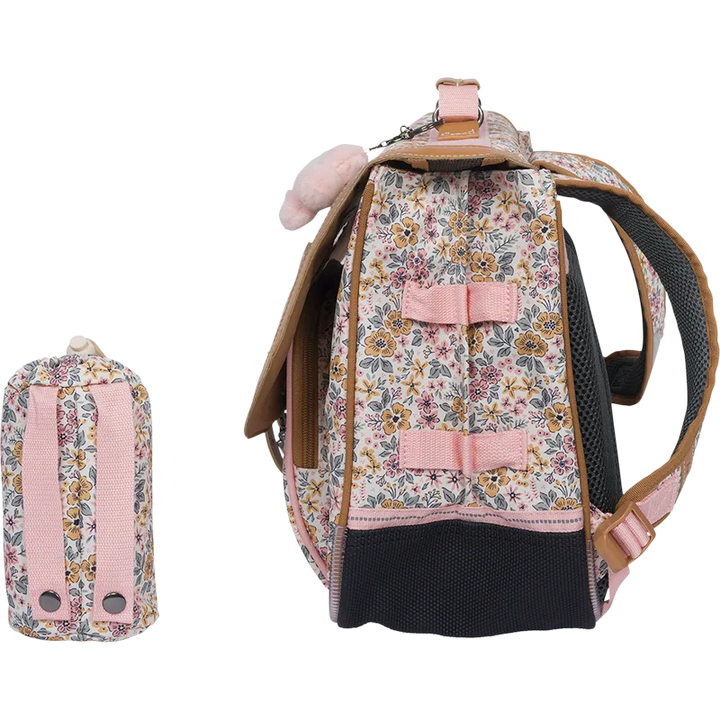 Cartable Héloïse multicolore 38cm poche gourde