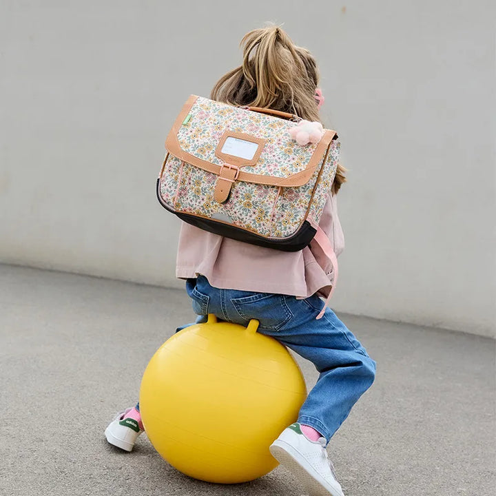 Cartable Héloïse multicolore 38cm poche gourde