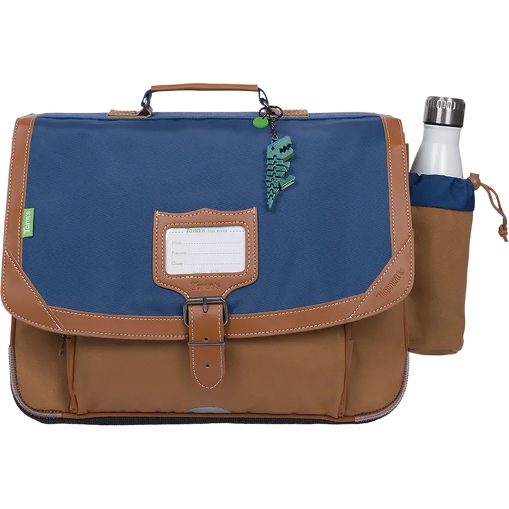 Cartable Nils bicolore 38cm poche gourde Tann&