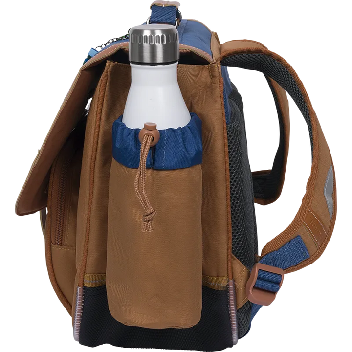 Cartable Nils bicolore 38cm poche gourde Tann&