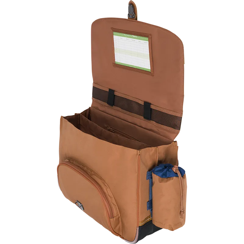 Cartable Nils bicolore 38cm poche gourde Tann&