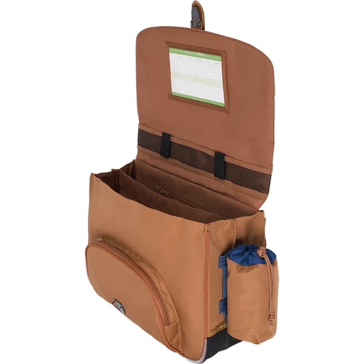 Cartable Nils bicolore 38cm poche gourde Tann&
