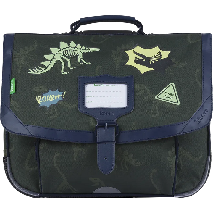 Cartable Timothée kaki 38 cm Tann&