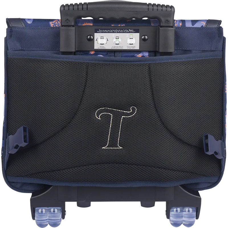 Cartable trolley Adam bleu 38cm Tann&