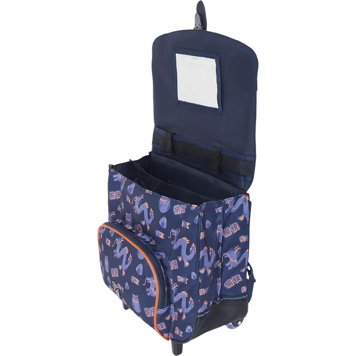 Cartable trolley Adam bleu 38cm Tann&