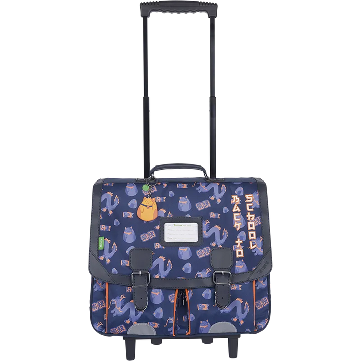 Cartable trolley Adam bleu 41cm Tann&