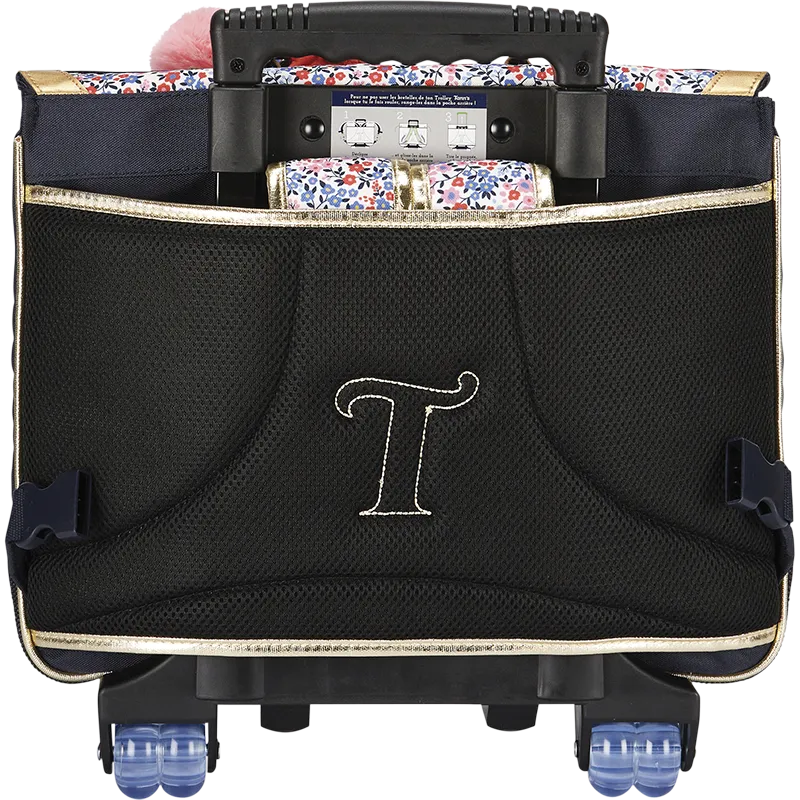 Cartable trolley Antonia bleu 38cm
