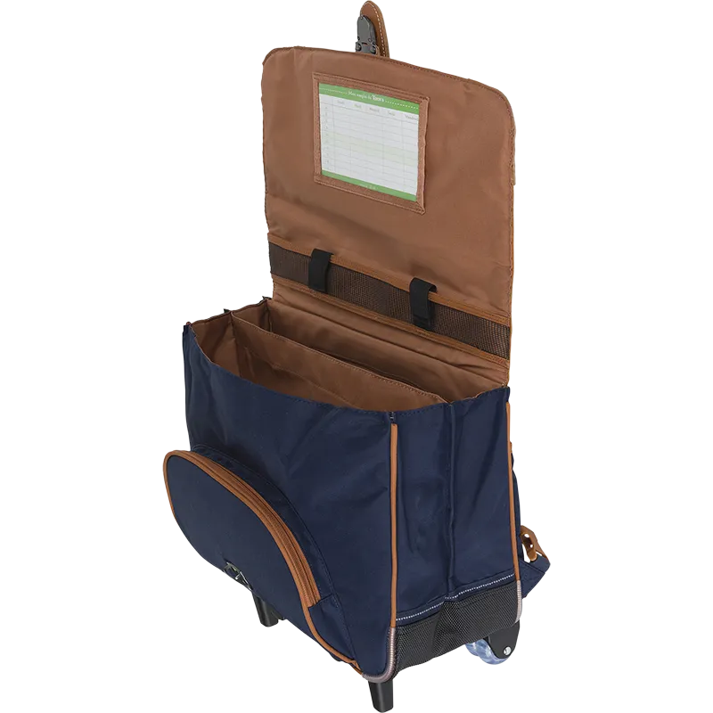 Cartable à roulettes 38 cm Camille