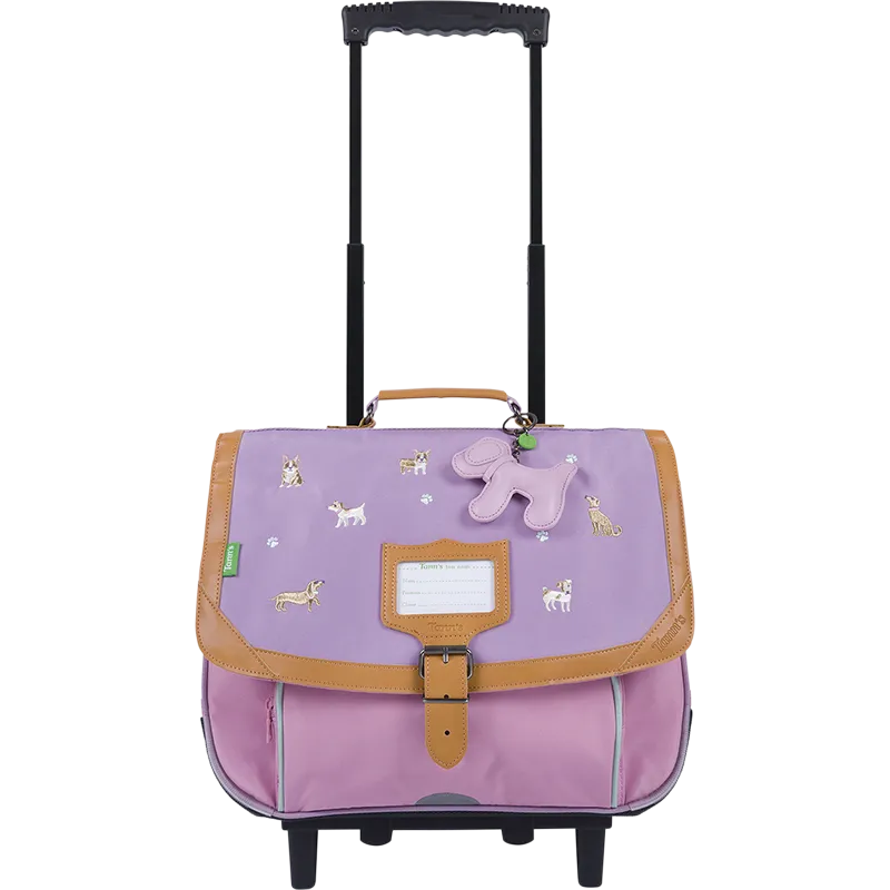 Cartable trolley Mila bicolore 38cm