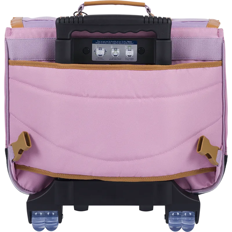 Cartable trolley Mila bicolore 38cm