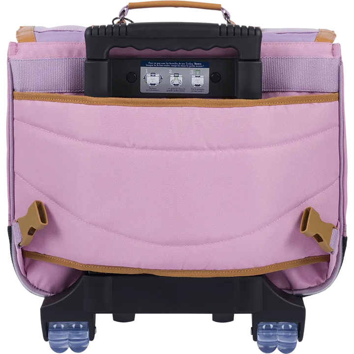 Cartable trolley Mila bicolore 38cm