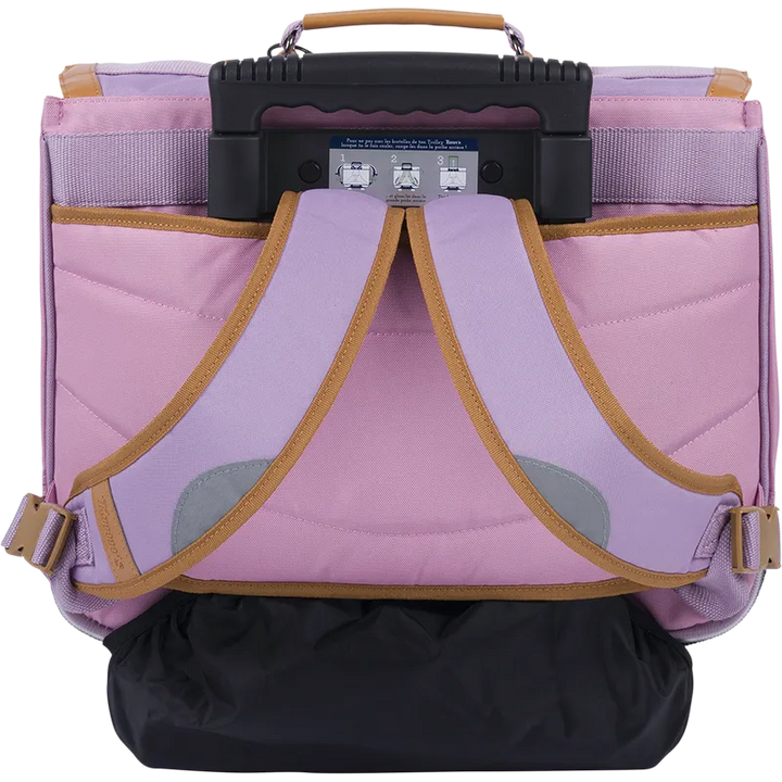 Cartable trolley Mila bicolore 38cm