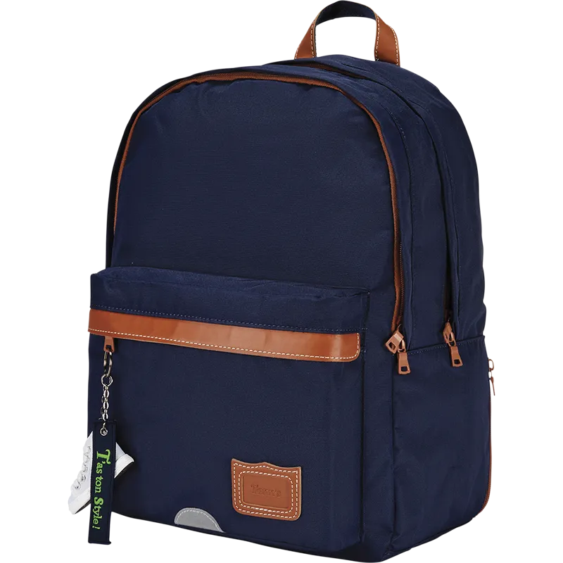 Sac à dos Camille bleu L - 2 compartiments Tann&