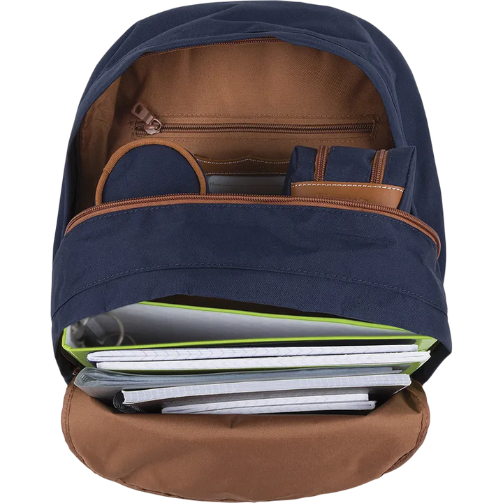 Sac à dos Camille bleu L - 2 compartiments Tann&