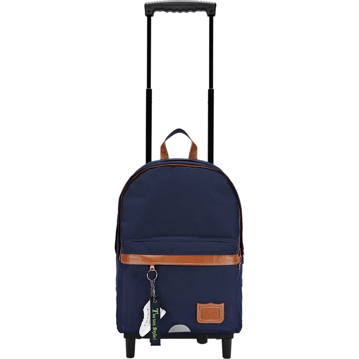 Sac trolley Camille bleu L - 2 compartiments Tann&